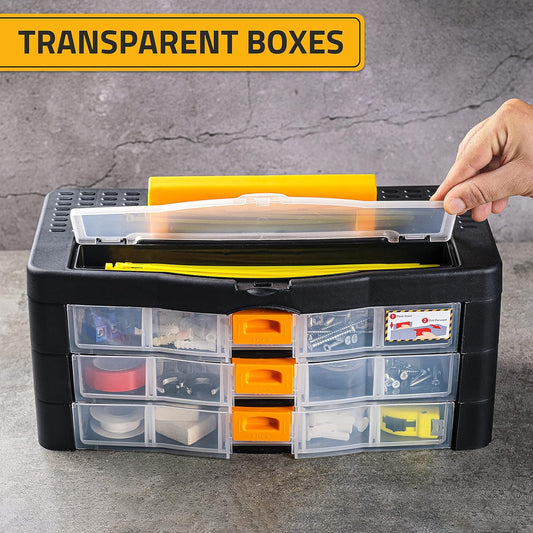 3-Drawer Tool Storage Box