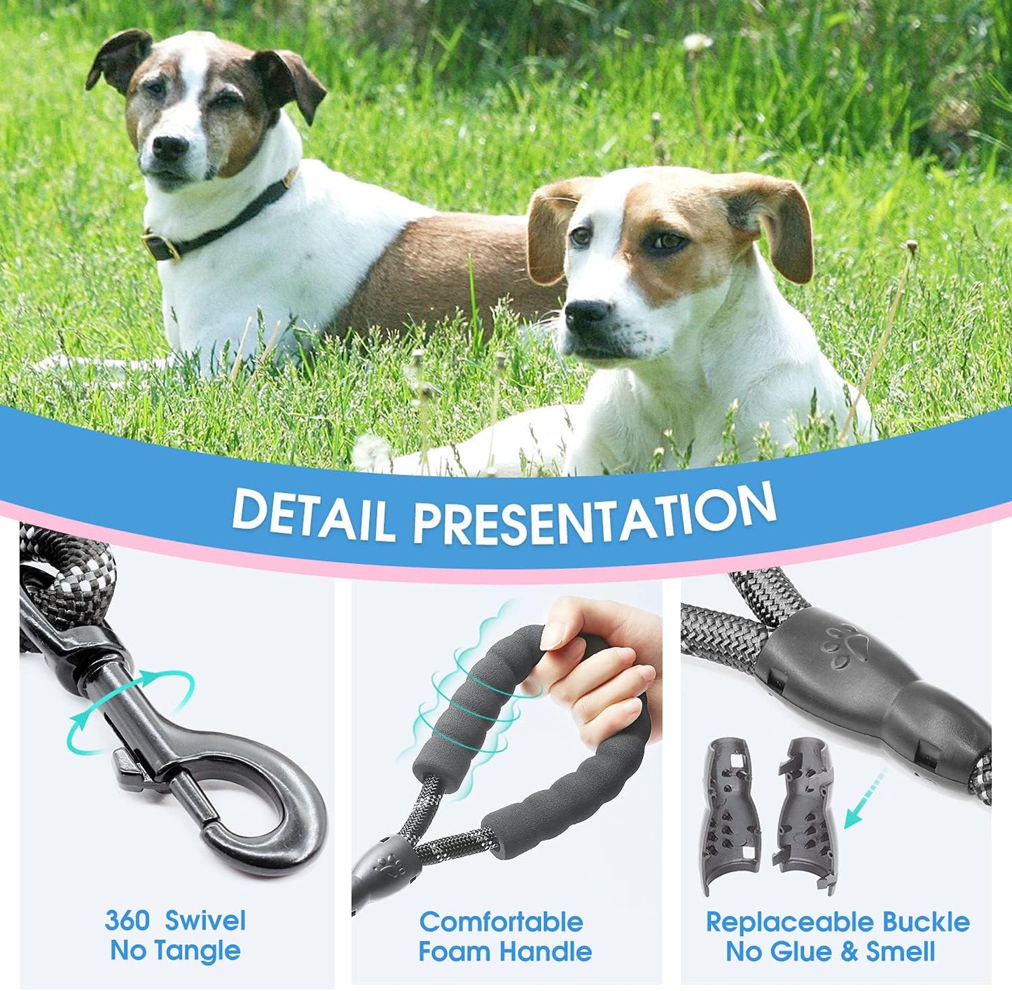 Braided Dog Leash