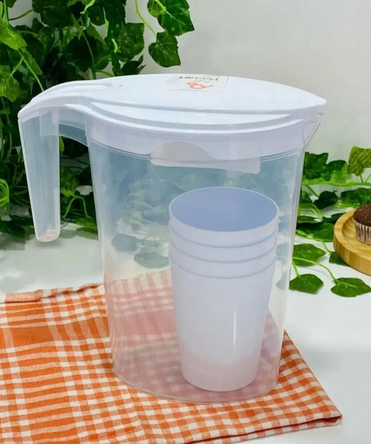2L Pitcher with 4 Cups